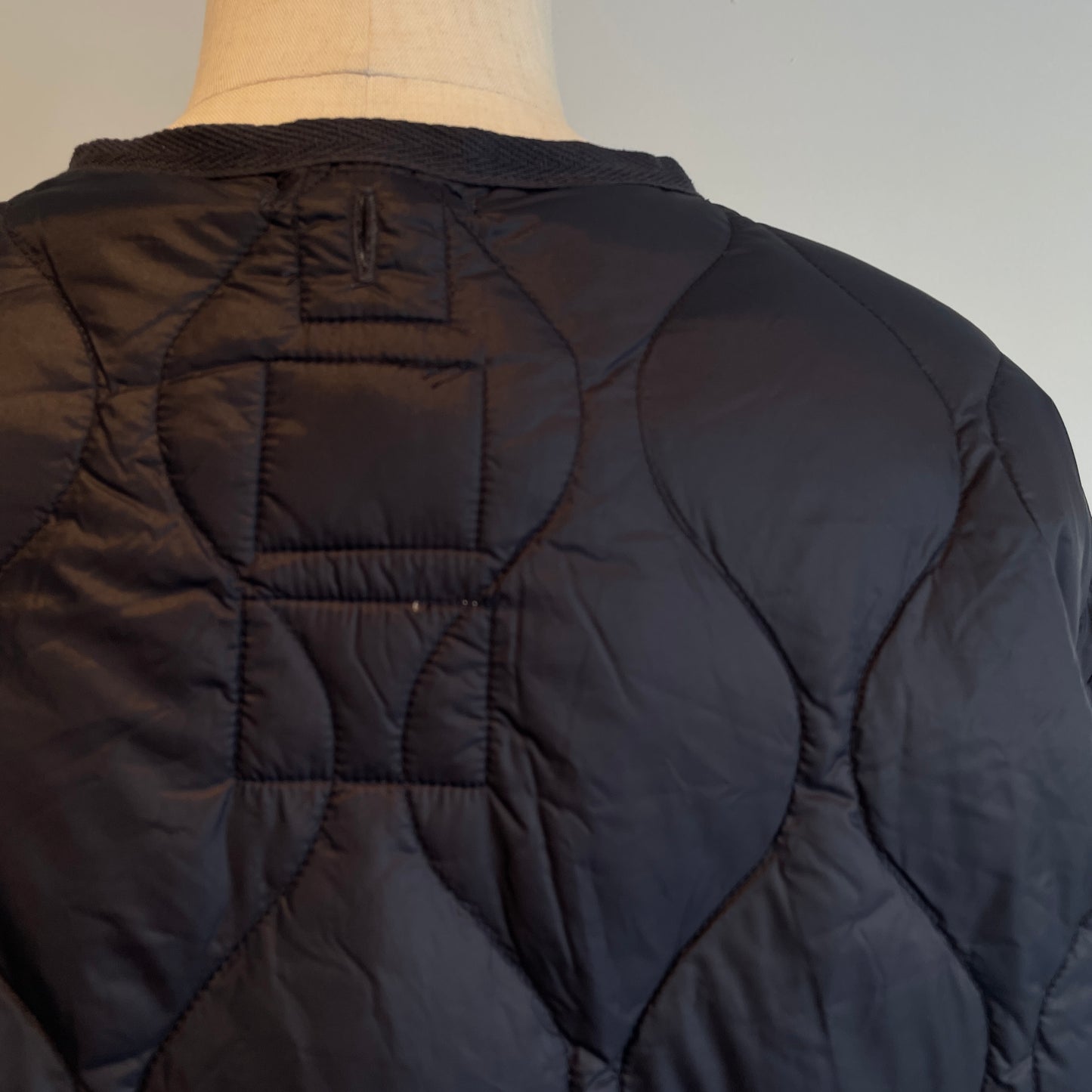 TAION//ミリタリー M65 ライナーWジップ ショートダウンジャケット-ソフトシェル TAION -M65LSZBML-1SHORT