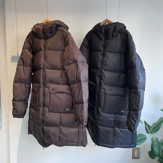 TAION//マウンテン パッカブル ボリュームフード ダウンコート TAION-106VZMT-LONG