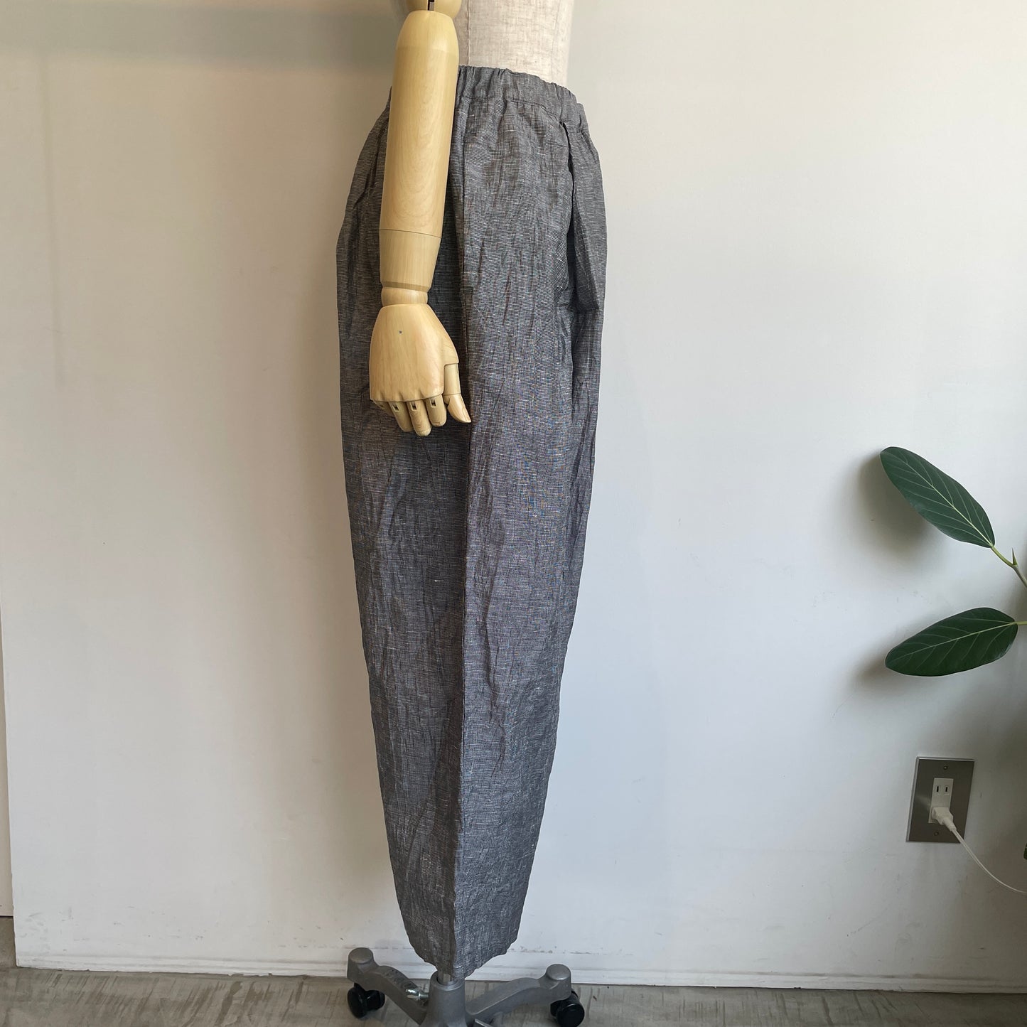 yuni//L/C/Pe washer gum tuck パンツ　1701PT024261