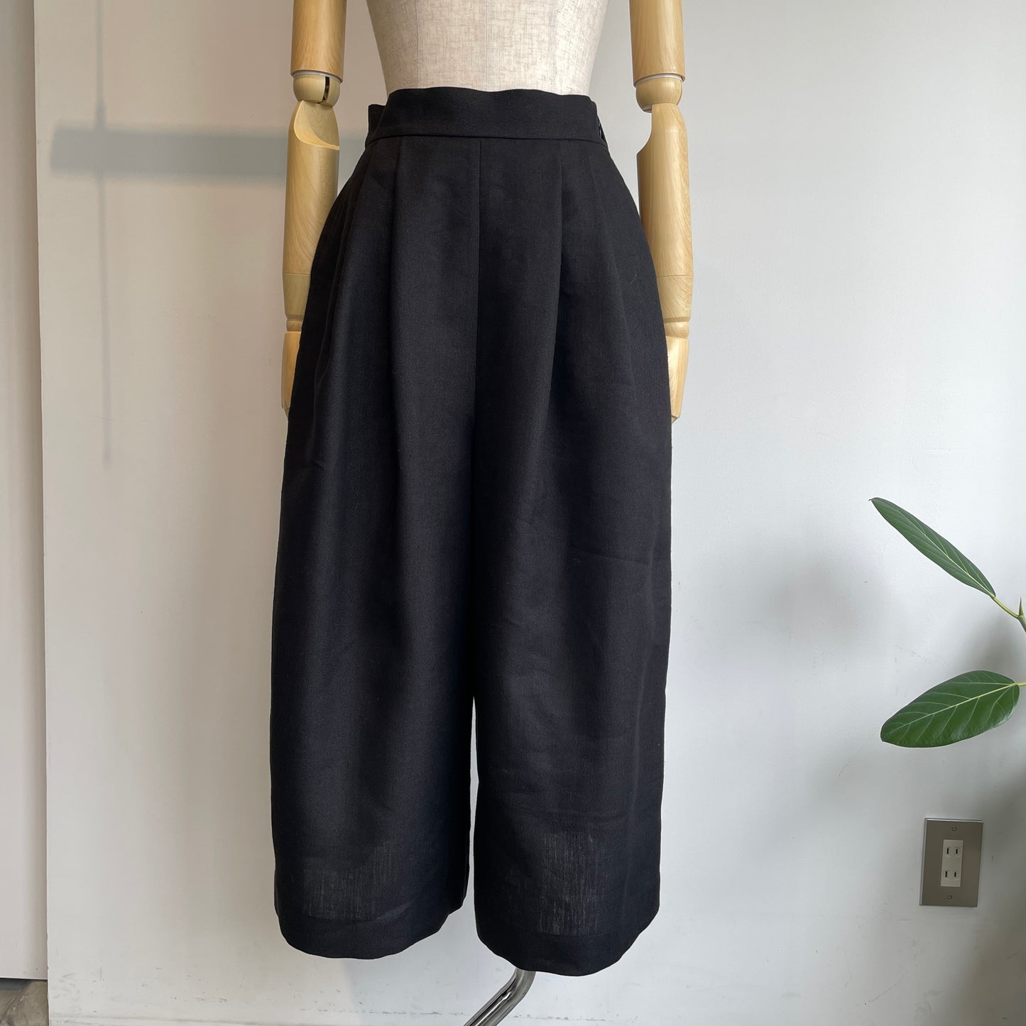 SI HIRAI//グリッターリネンANCLE WIDE PANT  CHSS26-7004