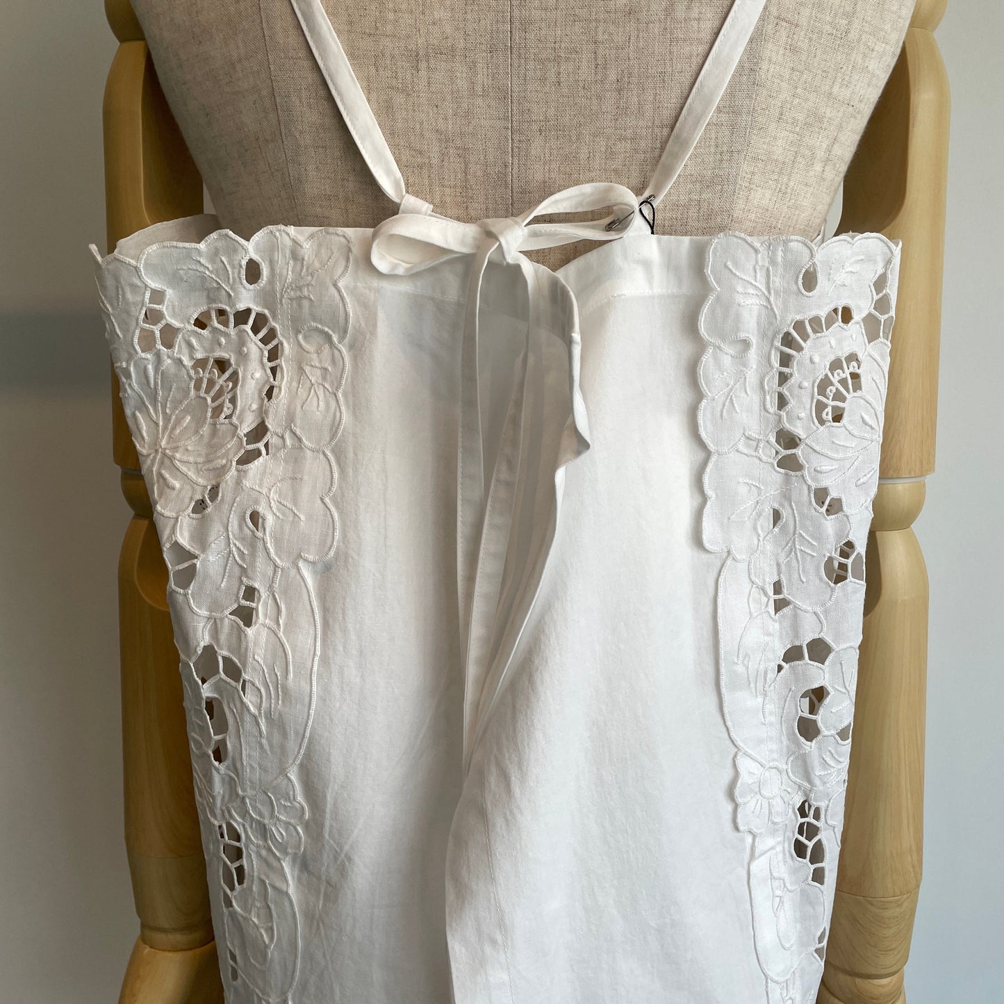 heriter//cutwork parts tablecloth apron dress H0-00-7045