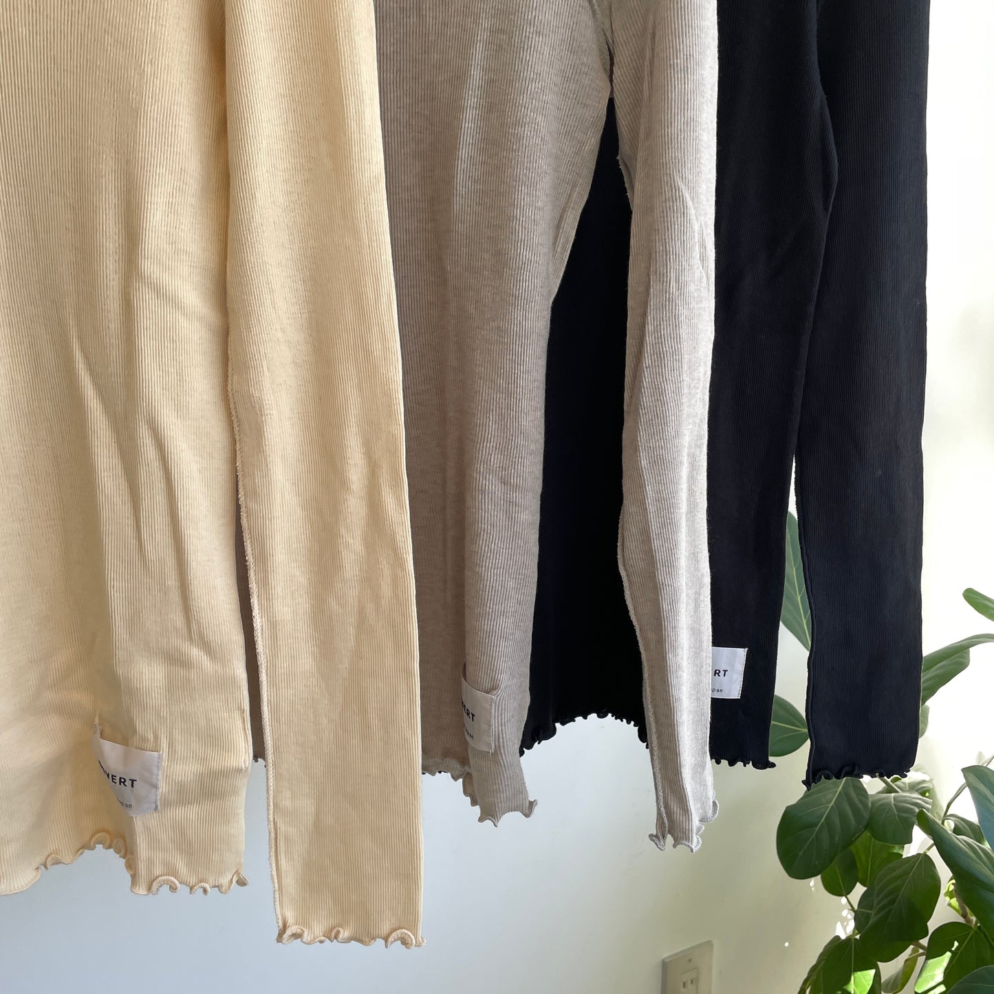 handsofcreation//スーピマカシミヤテレコサイドシームレスタートルネックPO 02550830