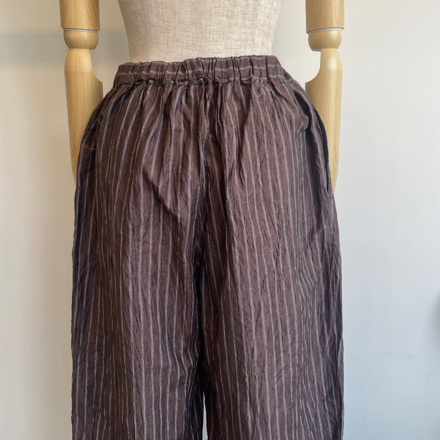 yuni//L/C/Pe washer gum tuck パンツ　1701PT024261