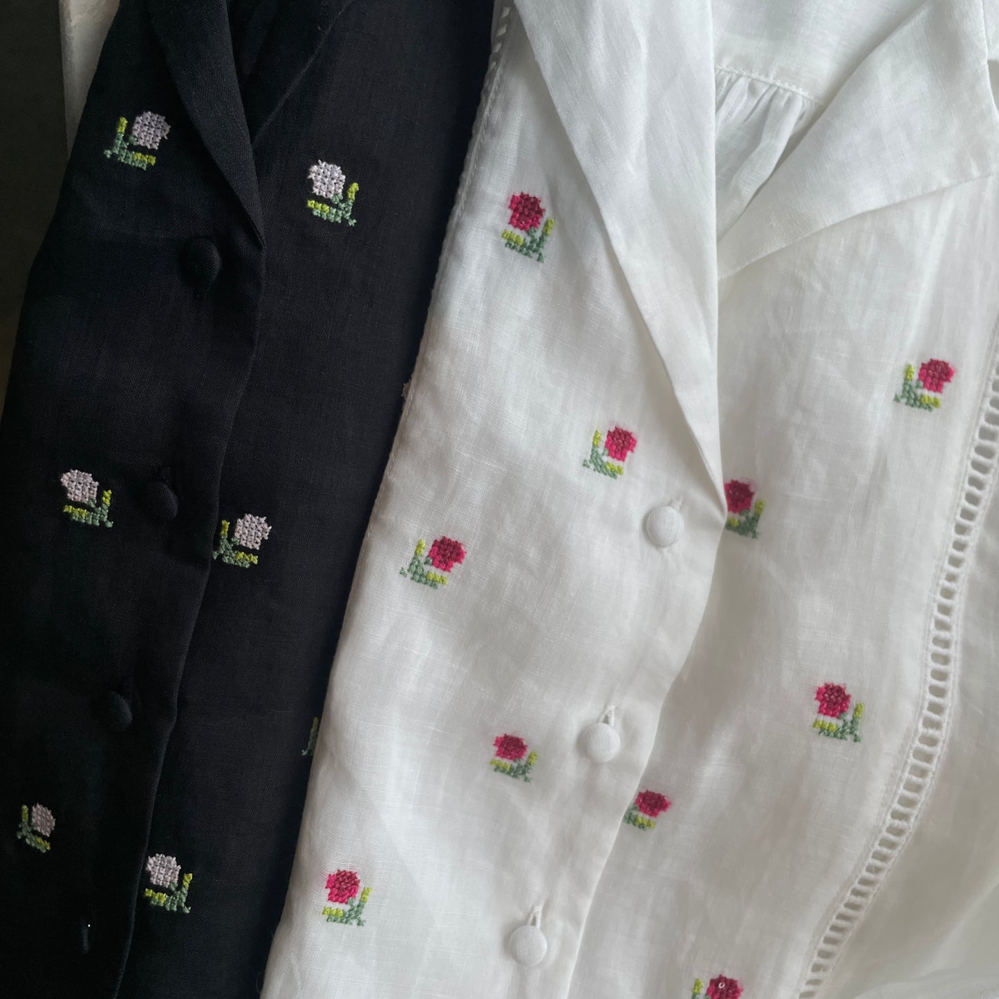 porter des boutons//boutonsオープンカラーシャツ　P21-1-028