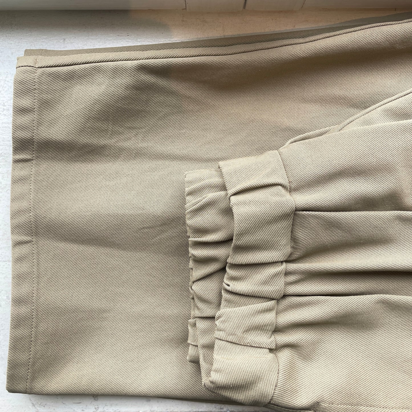 yuni//20/2強撚Cotton twill relax パンツ 1701PT005262