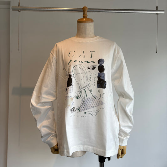 Sweet Little Nothing//catpower ロングスリーブTシャツ(Mサイズ)