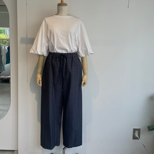qiri //reverse appliqueパンツ PT006