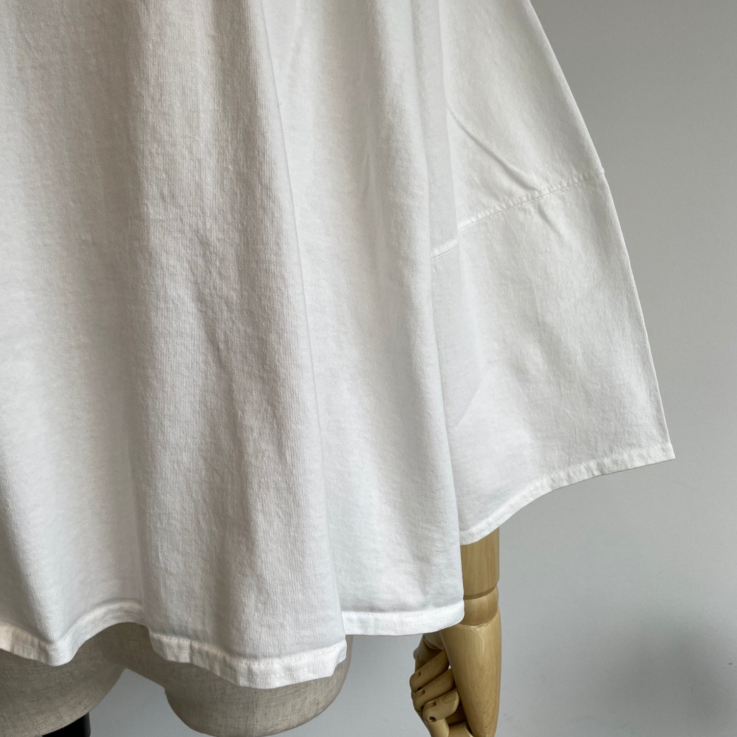 handsofcreation //USA18/-天竺ショート丈ゆるフレアT 01610806