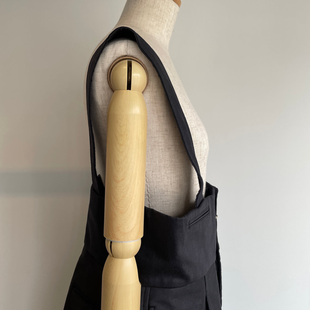 haversack//フレンチモールスキンサロペットパンツ　462623
