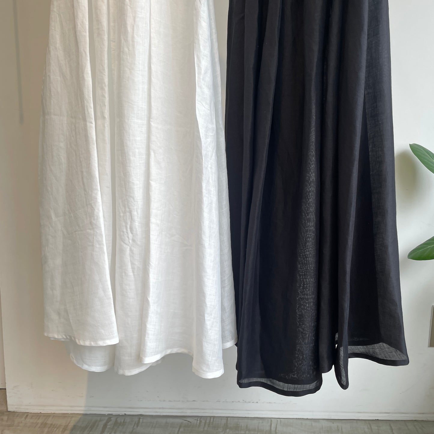 heriter//ramie gathers dress H1-26-7003