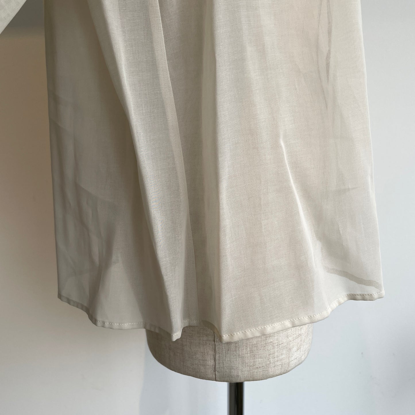 itochi //100/2 cotton organdy transparent blouse