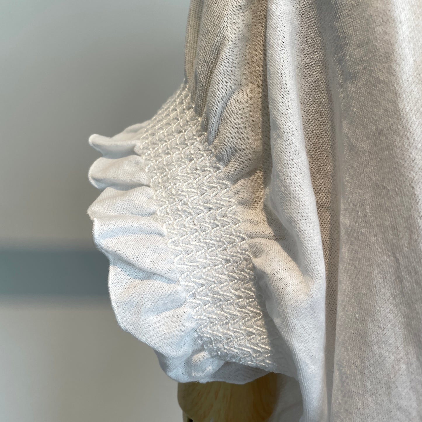 yuni//強撚C/Ny sheer gather sleeve PO  1701CT008261