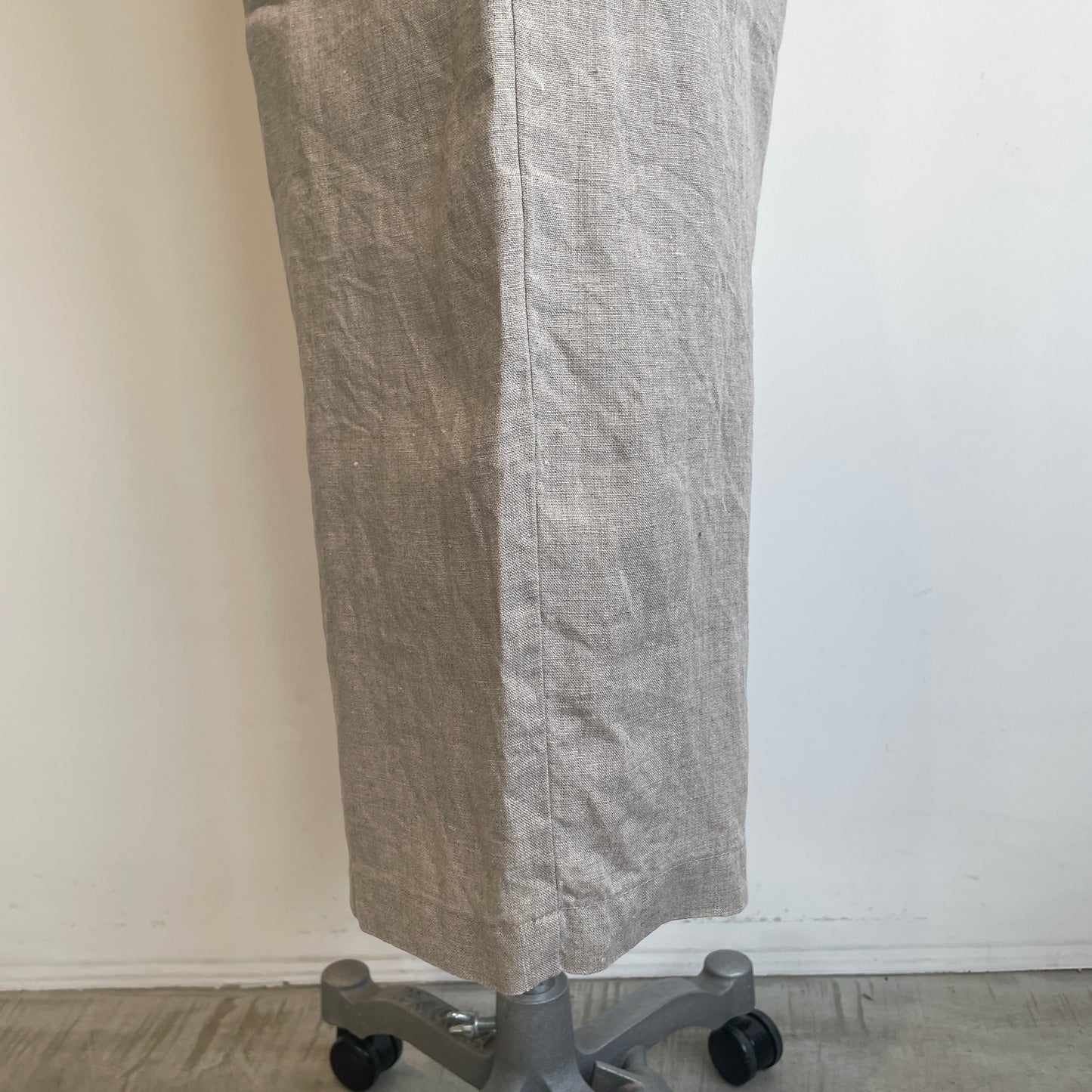 yuni//40/1 Linen easy gum tack パンツ　1701PT028261