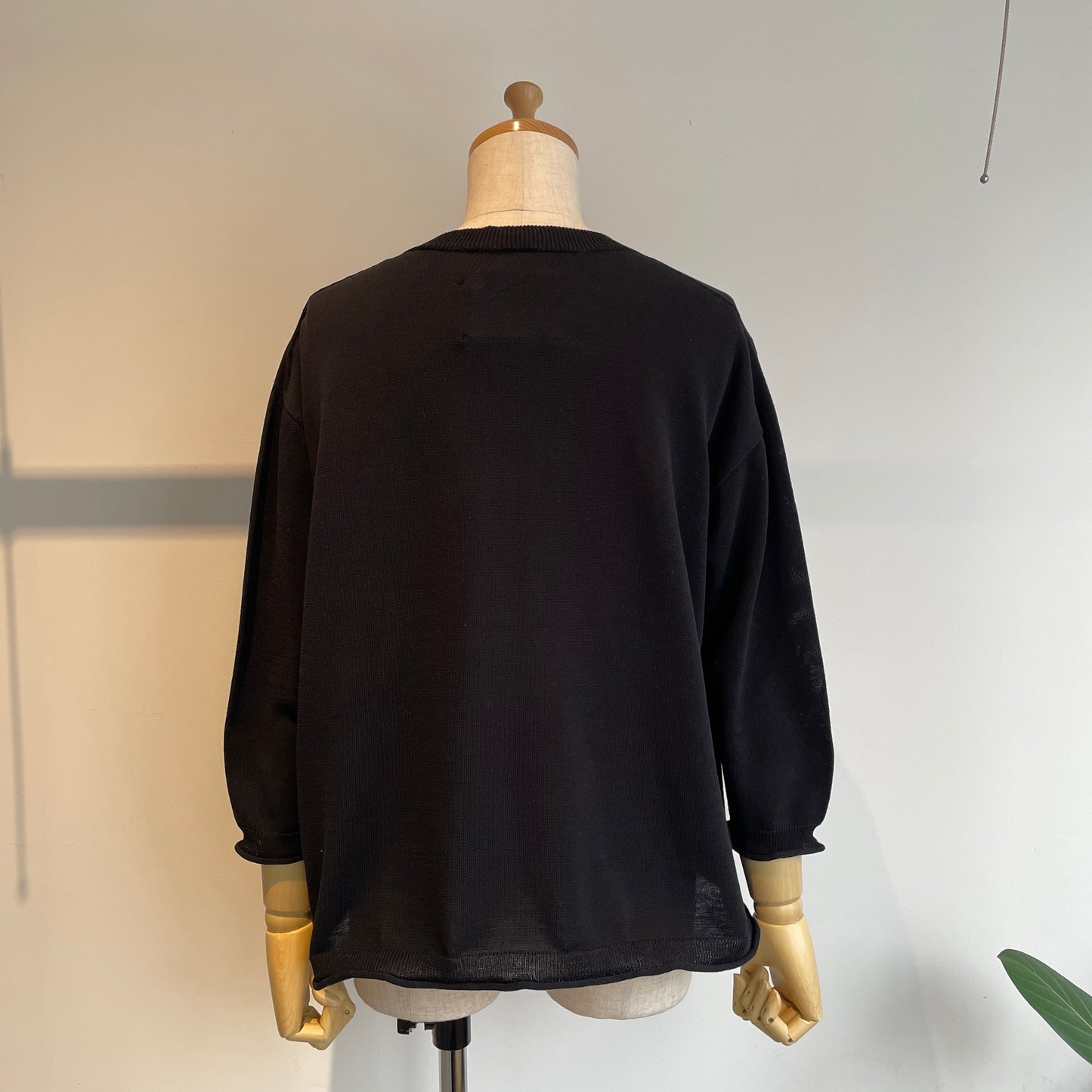 handsofcreation//強撚COTTON15Lホールガーメント7分袖ポケットP/0 03610701