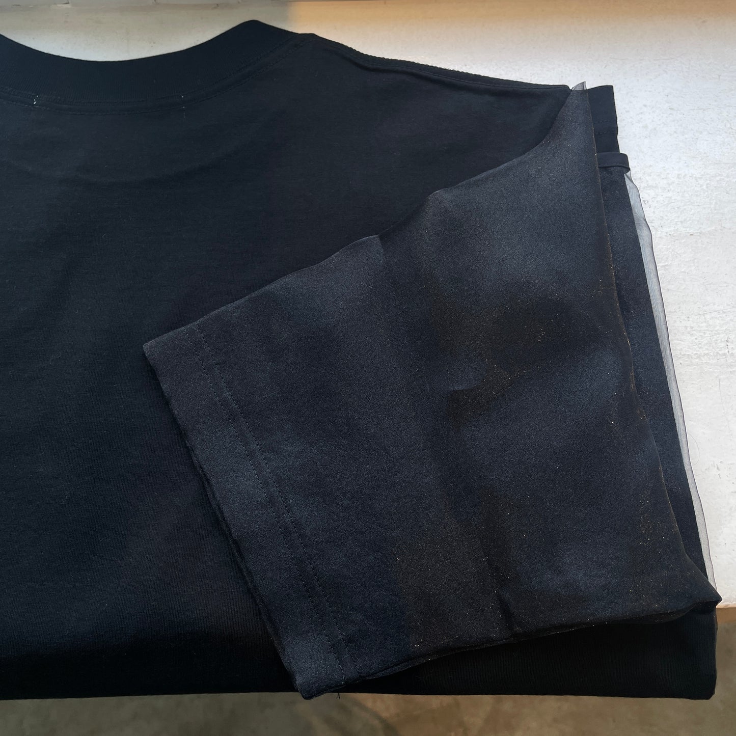porter des boutons//Petite fleurドゥーブルTシャツ　P21-3-035