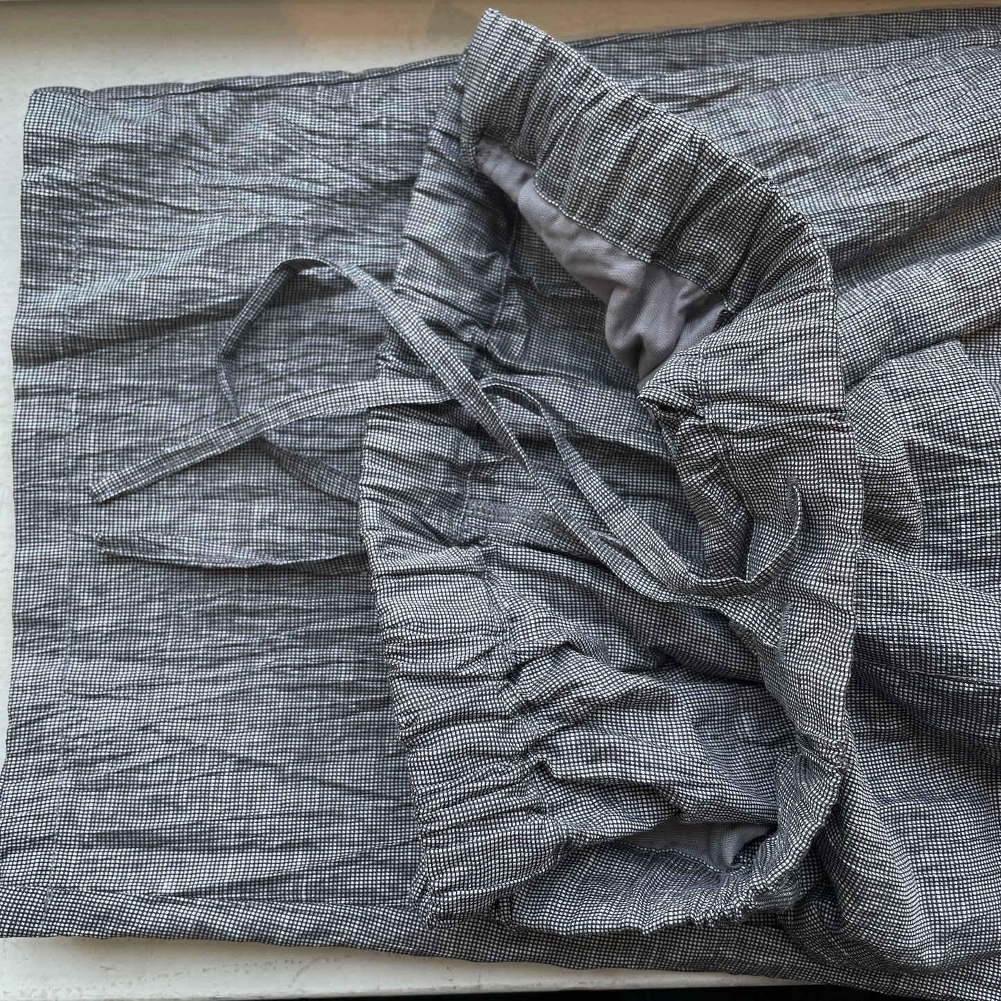 yuni//L/C/Pe washer gum tuck パンツ　1701PT024261