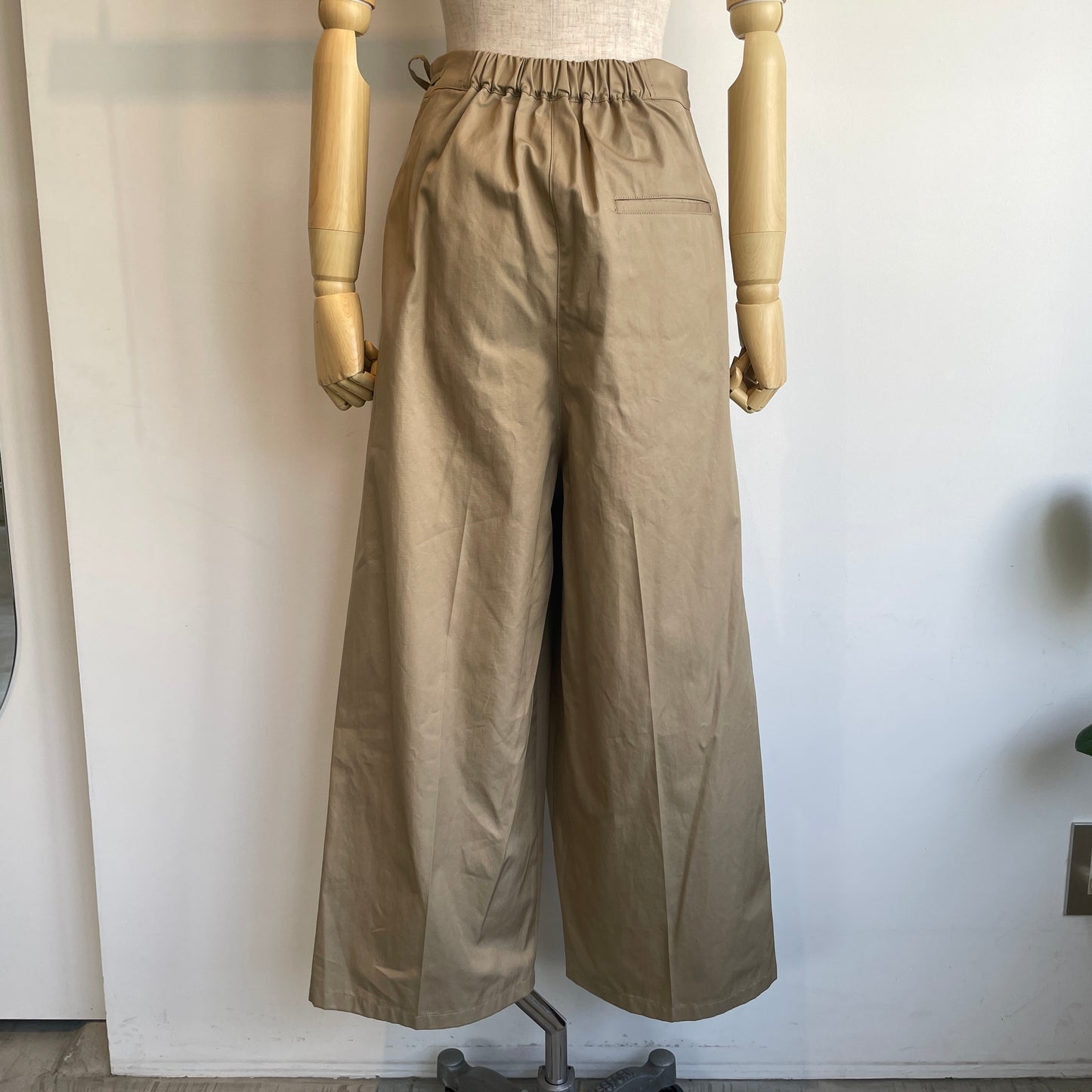 yuni//master seed Cotton chino wrap パンツ　1701PT007262