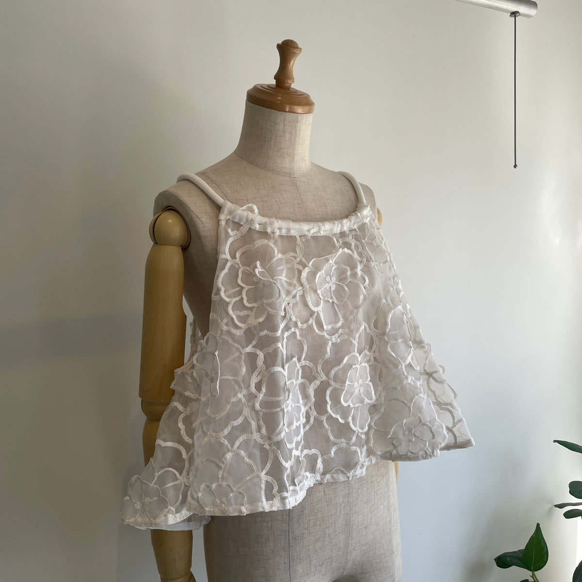 TOURNON.//FLOWER ORGANDYCIRCULAR ブラウスTR26ABL028
