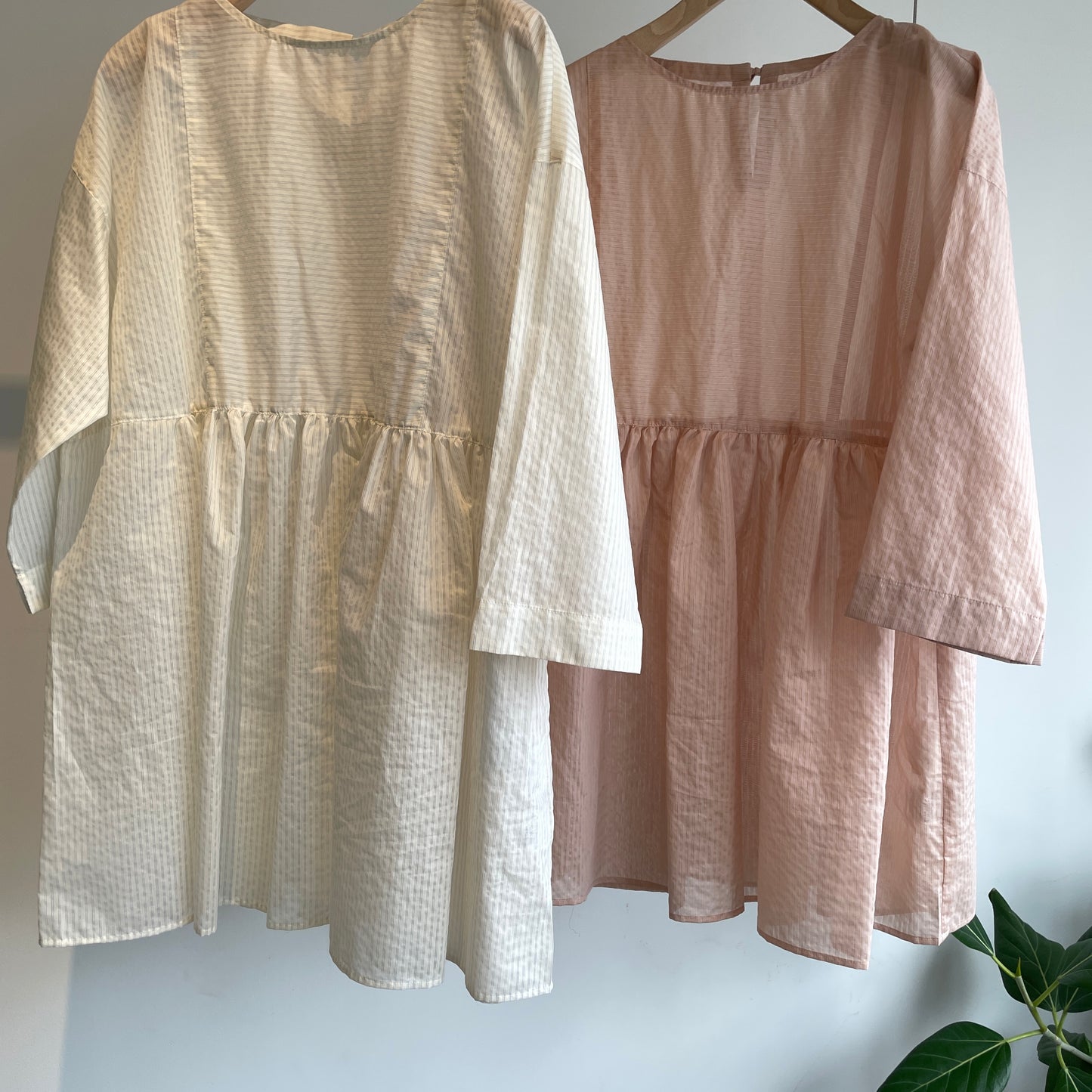 yuni //C/Pe stripe tunic tiered 2wayBL 1701BL028261