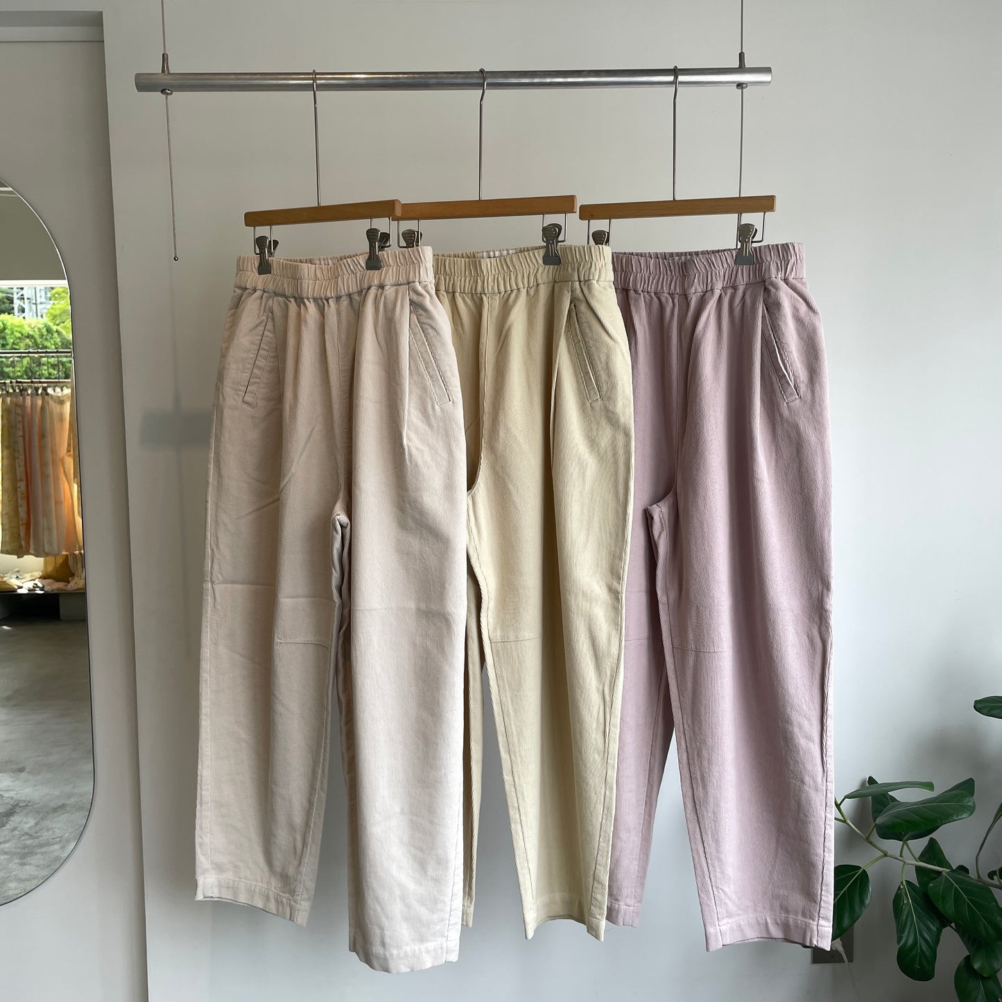 handsofcreation//16Wコール東炊きイージーバレルパンツ01640327