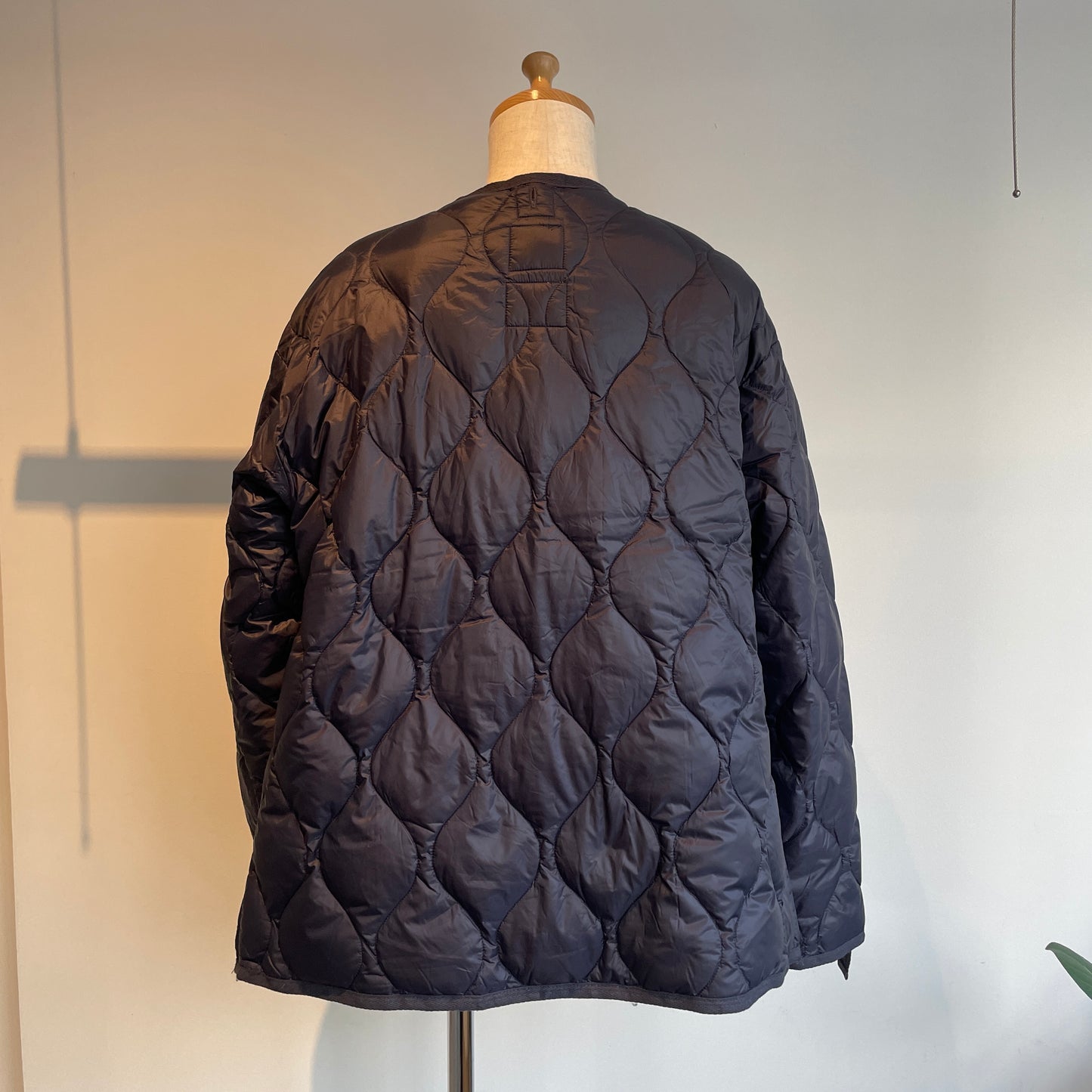 TAION//ミリタリー M65 ライナーWジップ ショートダウンジャケット-ソフトシェル TAION -M65LSZBML-1SHORT