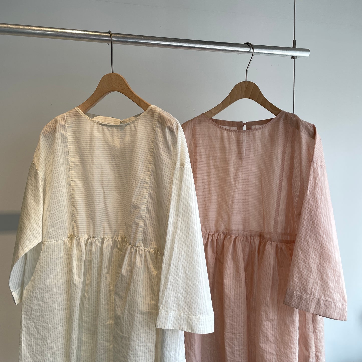 yuni //C/Pe stripe tunic tiered 2wayBL 1701BL028261