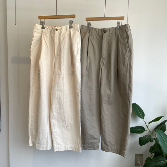 handsofcreation//KAYANUCotton VintageClothテーパードチノPT 02540316