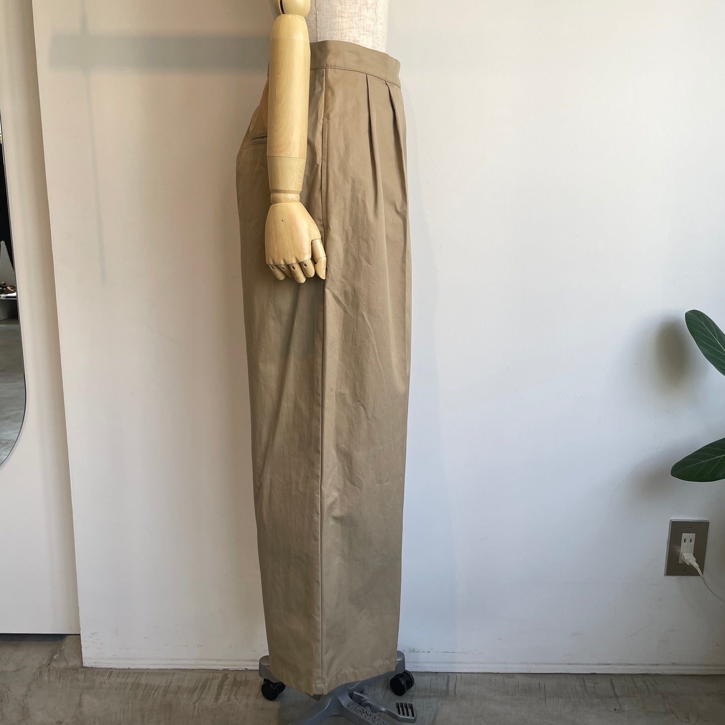 yuni//master seed Cotton chino wrap パンツ　1701PT007262