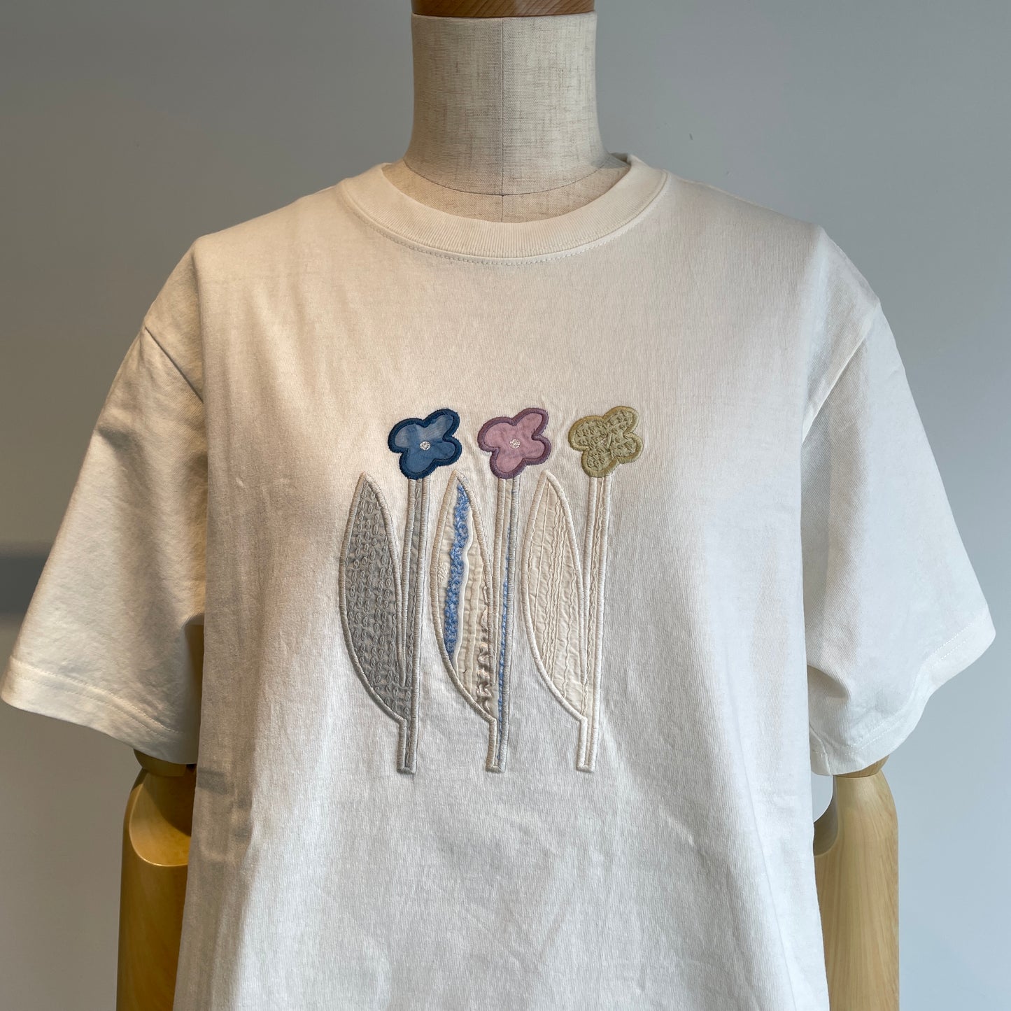 qiri//bloom’applique Tシャツ　6301CT001261