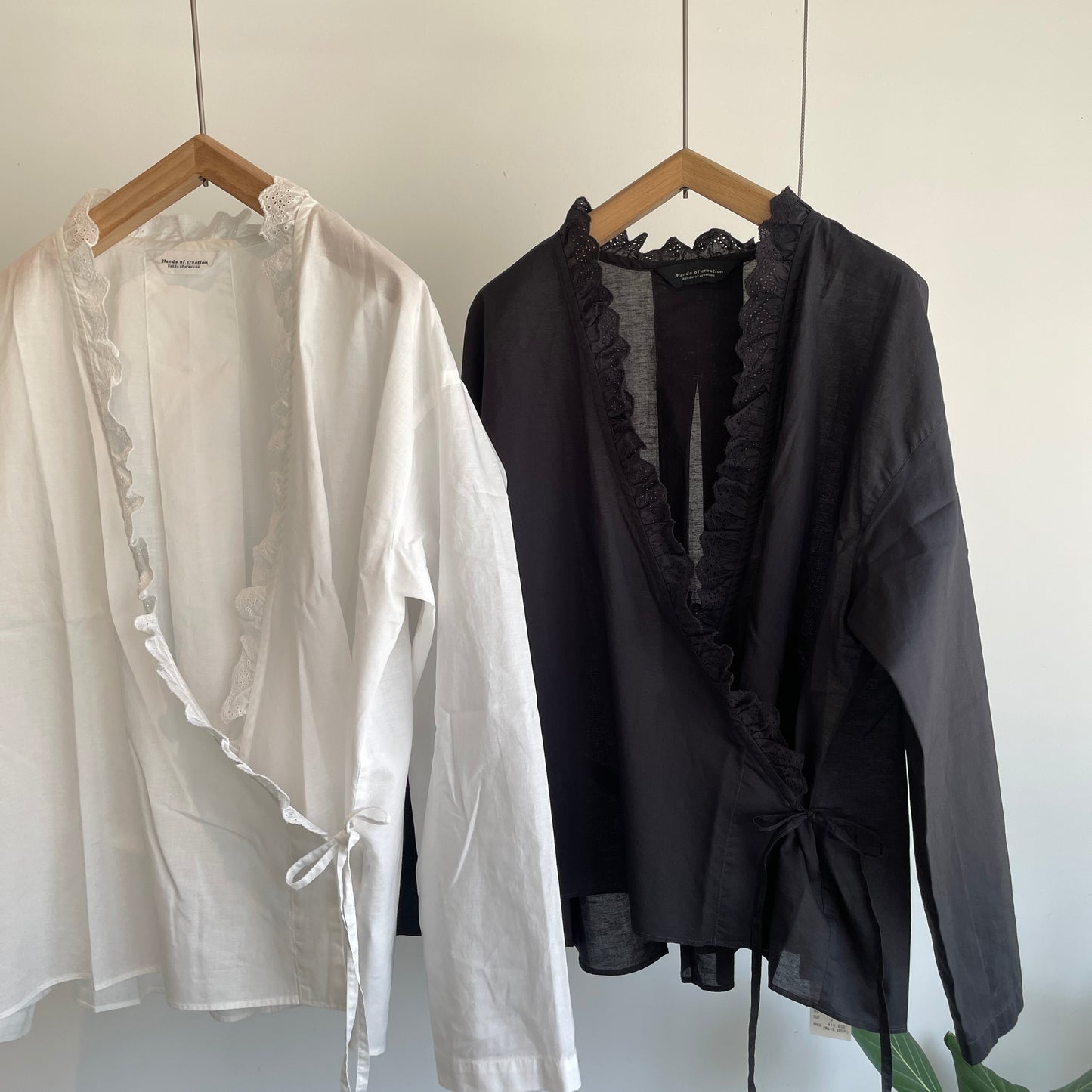 handsofcreation//60/-C／LリネンローンカシュクールBL 01620622