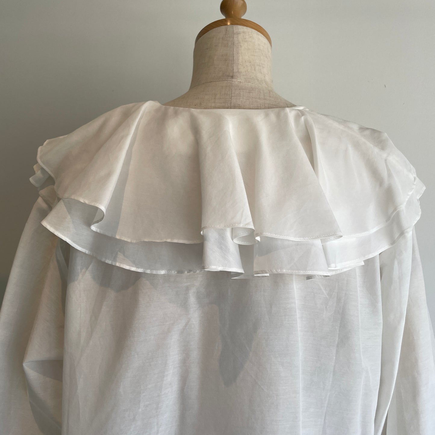 heriter//cotton silk raffle blouse H2-26-3003