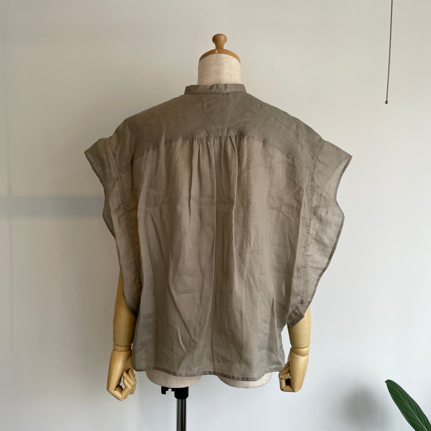 HAVERSACK //160/-ラミーローンバンドカラーシャツ　622605