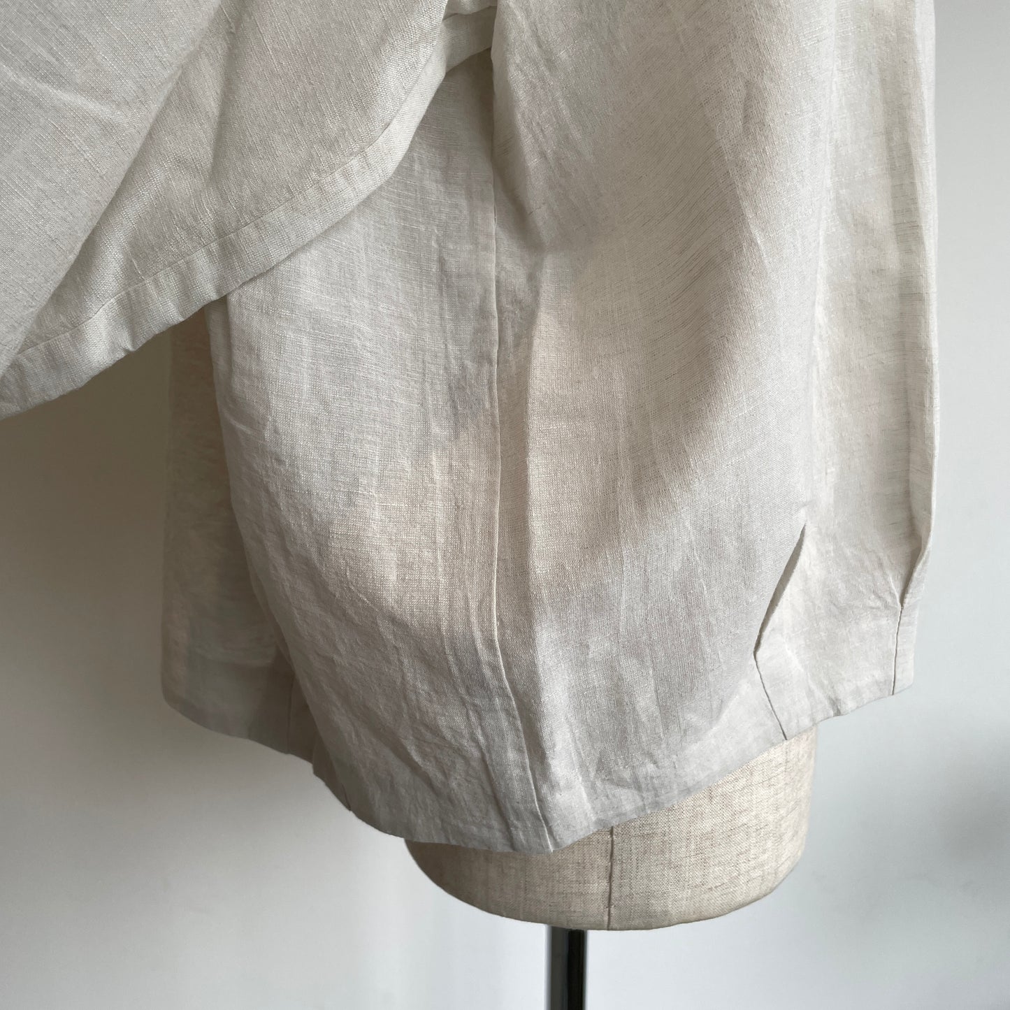 Aさま専用handsofcreation //CV100/2✕ 60/cotton/LinenCloth バンドカラーシアブルゾン　01610403