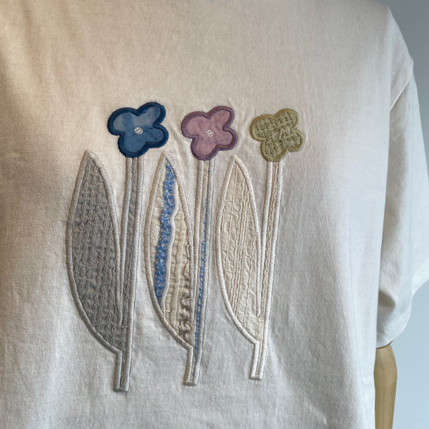 qiri//bloom’applique Tシャツ　6301CT001261