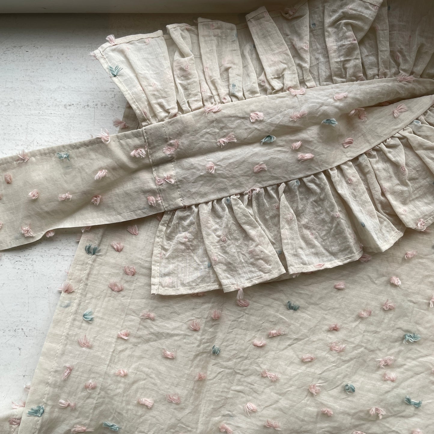 qiri//花吹雪’ jacquard フリルバッグ　6301BG002261
