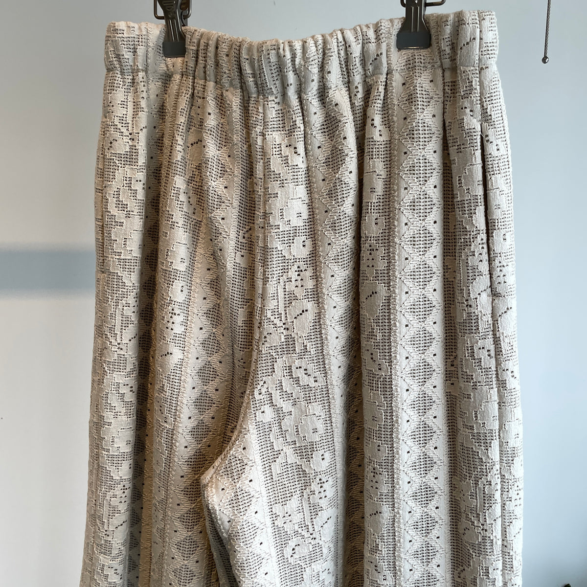 qiri//field flower lace ギャザーパンツ  6301PT008262