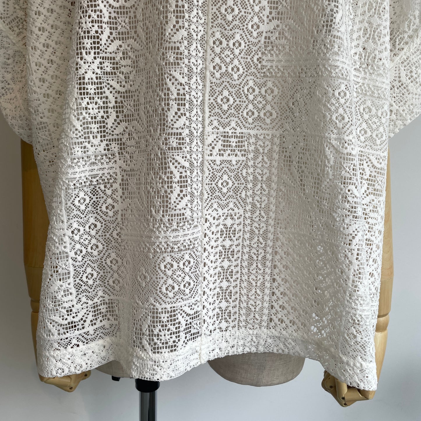 universaltissu//パッチワークレース モックネックドルマンT TS260CT088