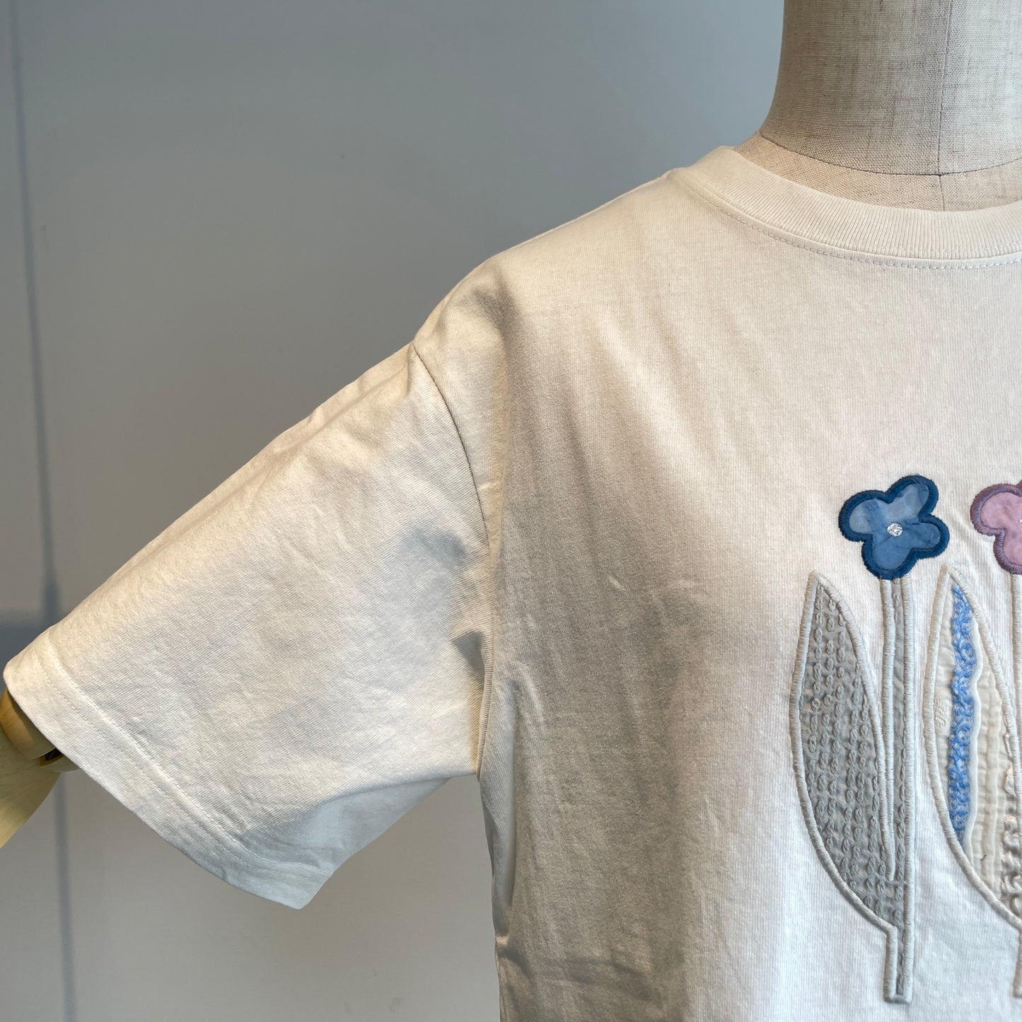qiri//bloom’applique Tシャツ　6301CT001261
