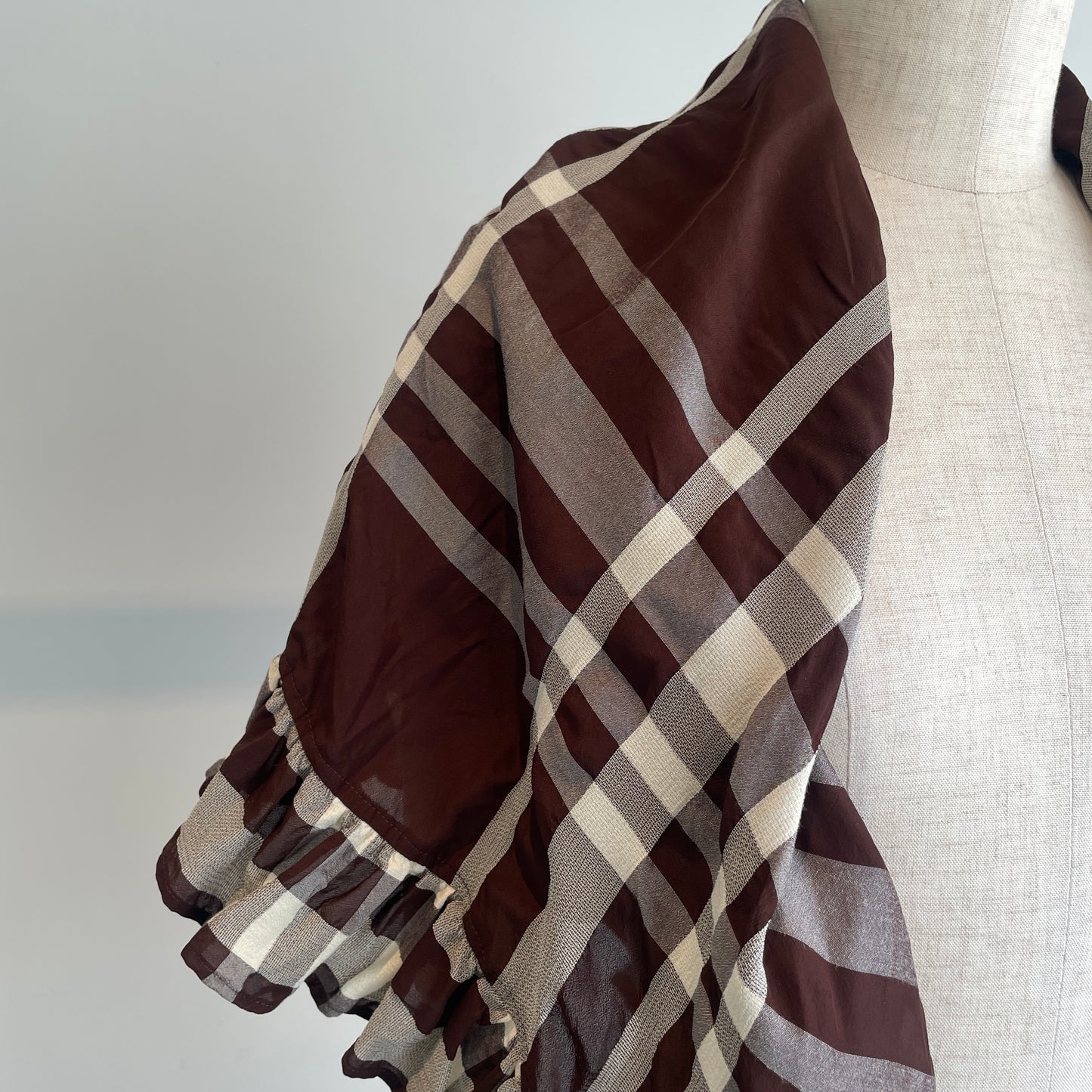 buoy buoy//Last Summer CHECK SCARF 2701MF002261
