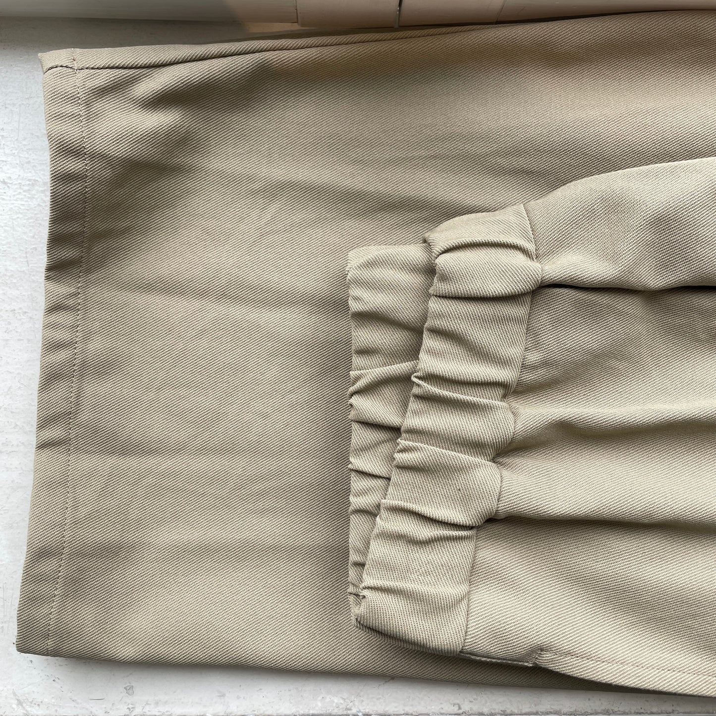 yuni//20/2強撚Cotton twill relax パンツ 1701PT005262
