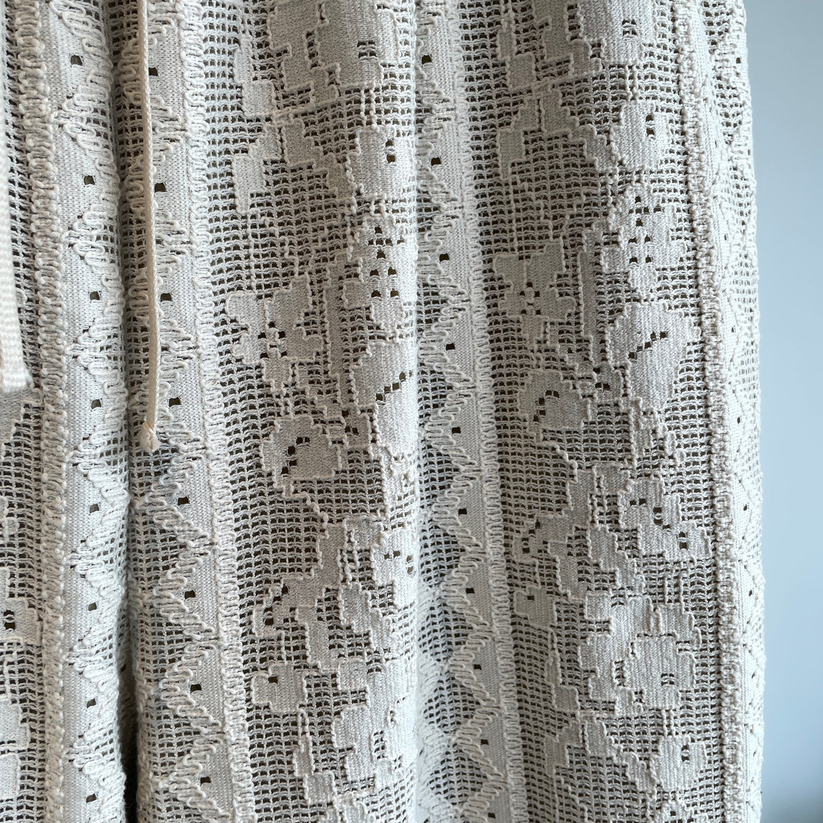 qiri//field flower lace ギャザーパンツ  6301PT008262