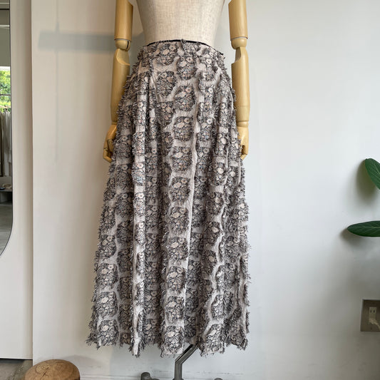 qiri //花野風 jacquard skirt  6301SK001252