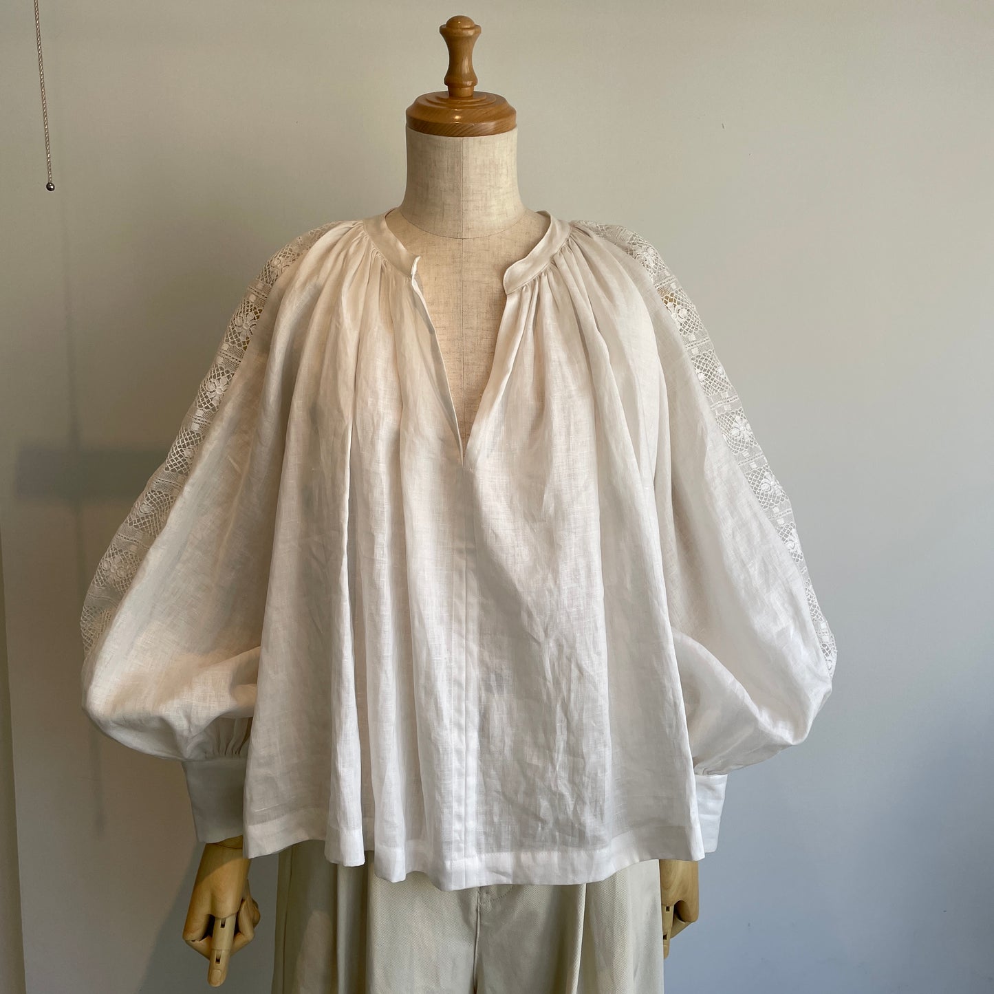 Heriter //valenciennes lace blouse H1-24-3005