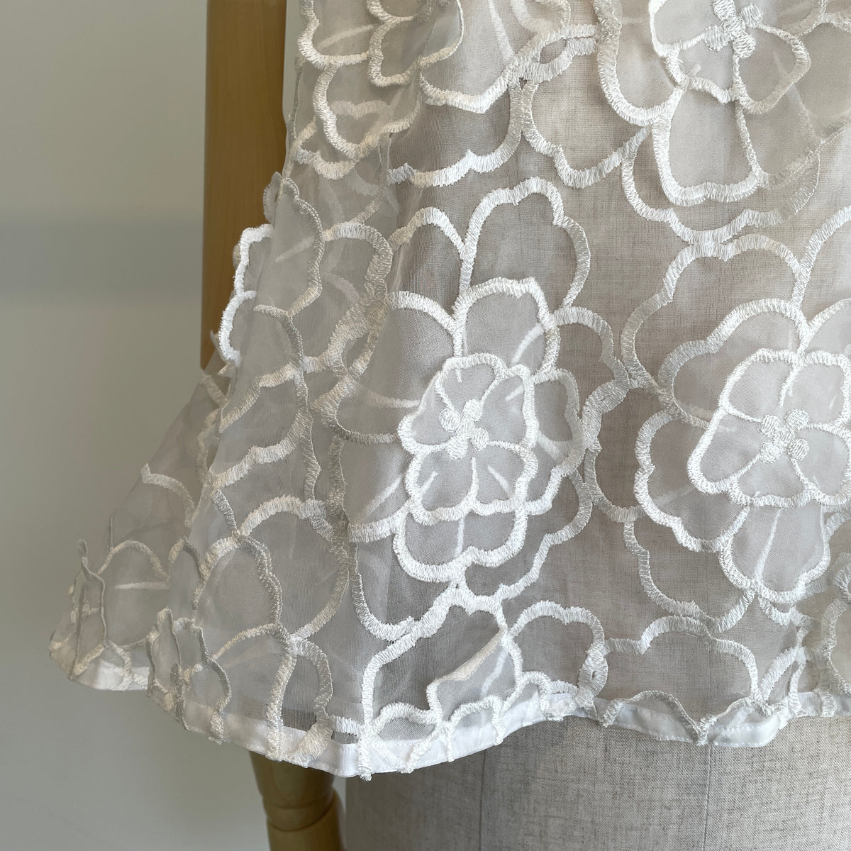 TOURNON.//FLOWER ORGANDYCIRCULAR ブラウスTR26ABL028