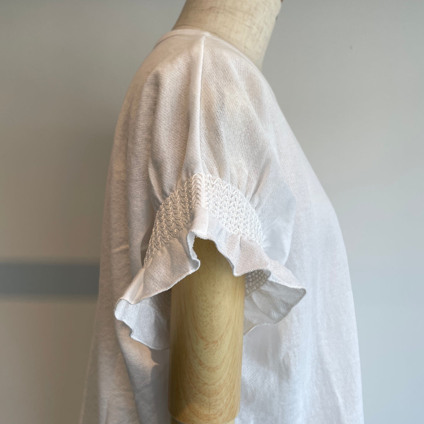 yuni//強撚C/Ny sheer gather sleeve PO  1701CT008261