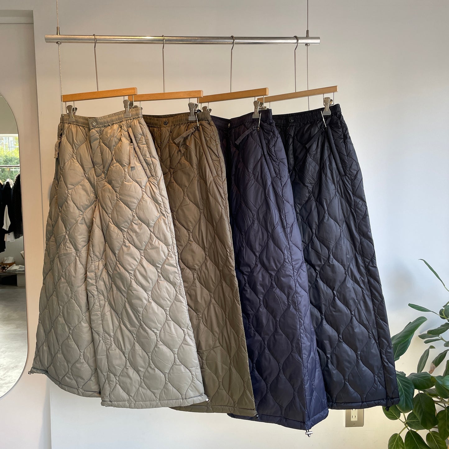 TAION//ミリタリー スプリット ダウンスカート(パンツ) -ソフトシェル TAION- W159LSSKML-1