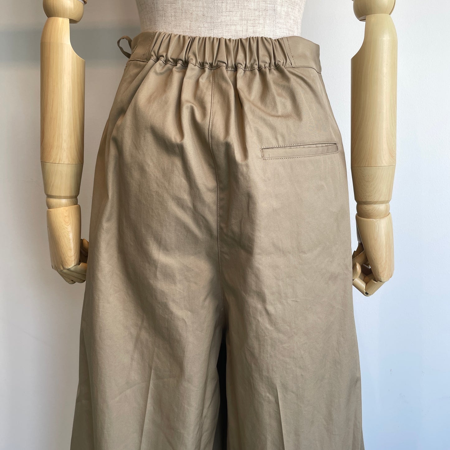yuni//master seed Cotton chino wrap パンツ　1701PT007262