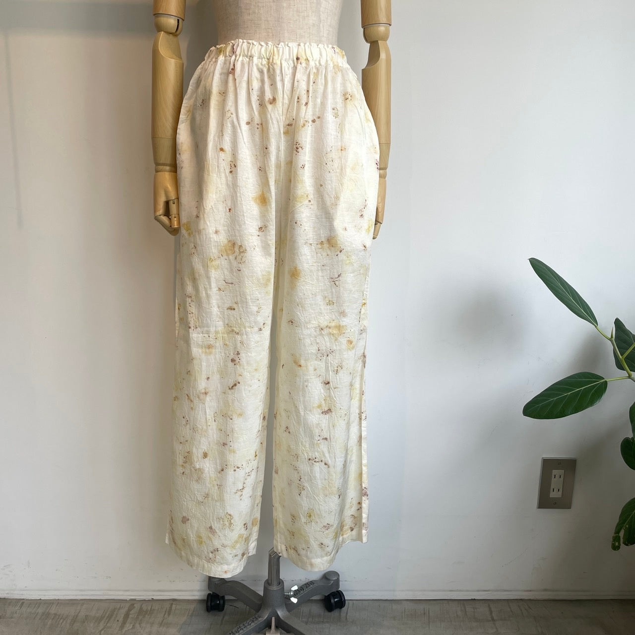 Oo//bundle dyeワイドイージーパンツJ