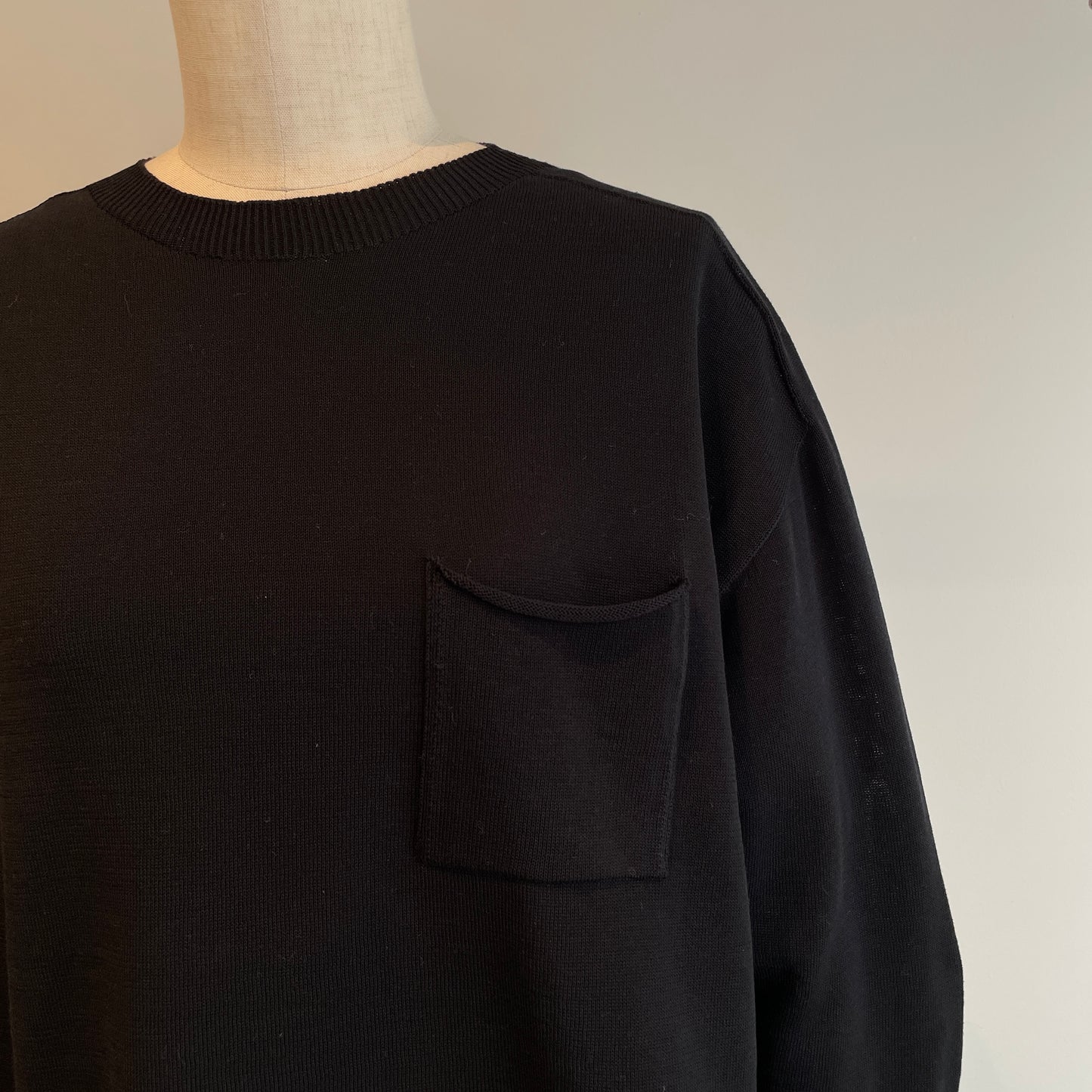 handsofcreation//強撚COTTON15Lホールガーメント7分袖ポケットP/0 03610701