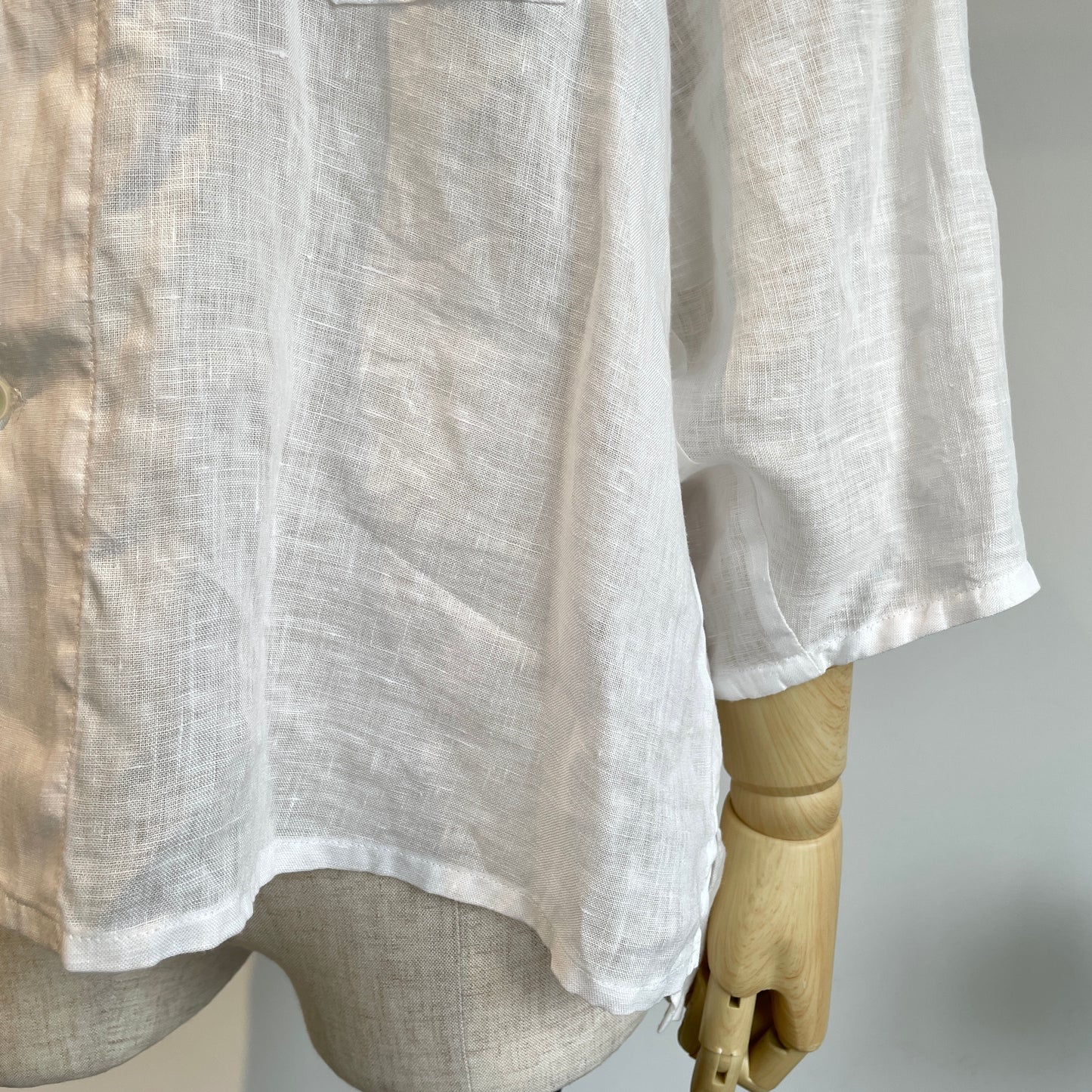 yuni//60/1 Linen cocoon sleeves BL 1701BL039261